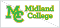Improper Usage of Midland College Logo because unoffical colors have been used.
