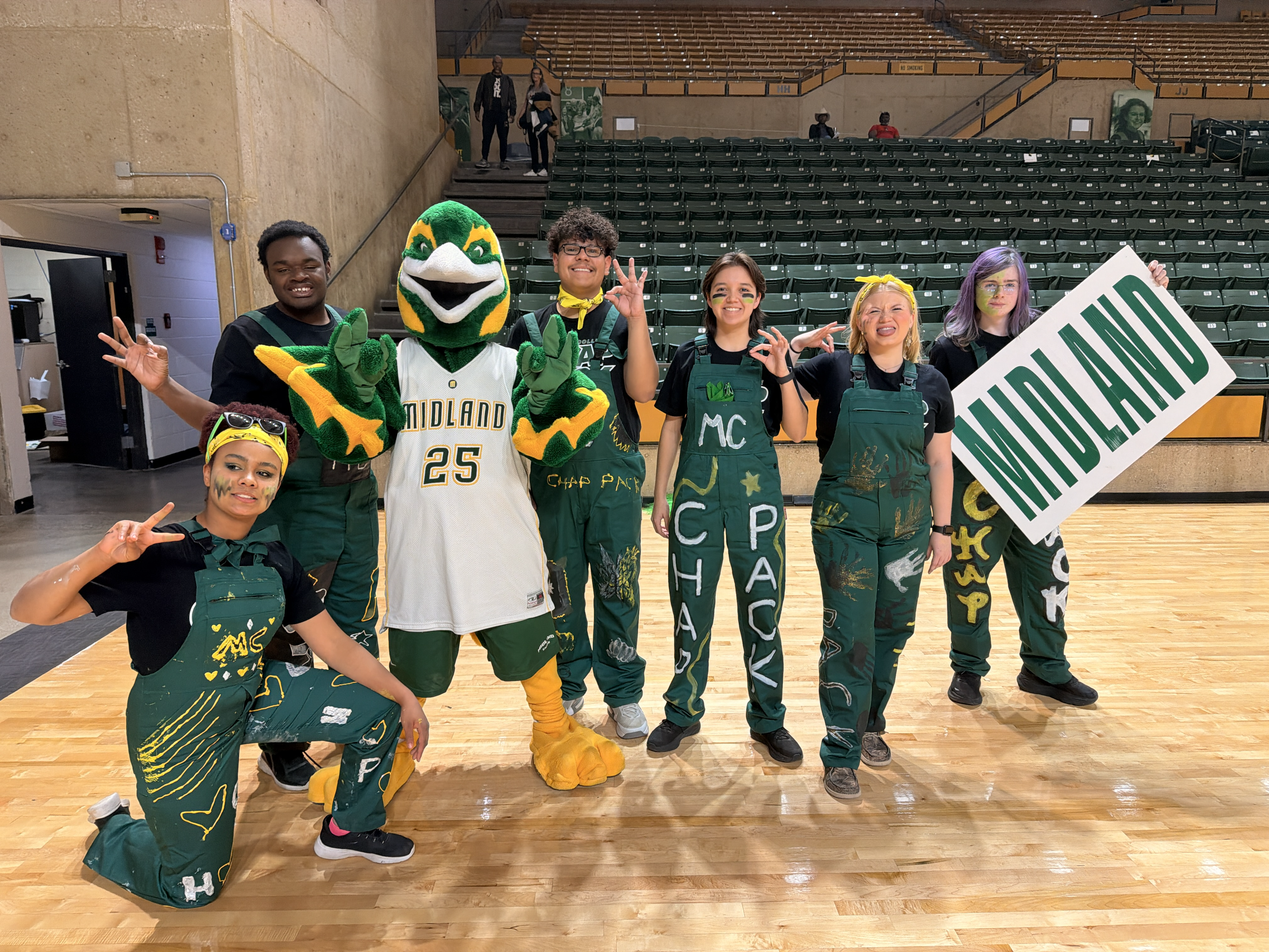 Chap Pack at MC Basketball Game