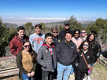 MC Chemistry Club students, advisors at symposium