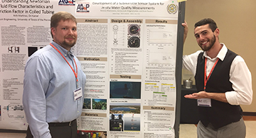 Nicholas Mastroianna's award-winning research poster on MC Engineering Club's sensor system project.