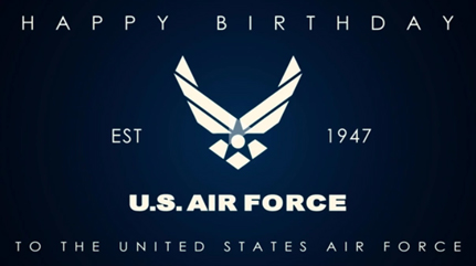 Happy Birthday, U.S. Airforce!