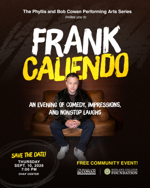 sfrank caliendo on black background with event details
