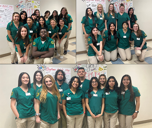 sStudents in 2023 Patient Care Technician dual credit program.