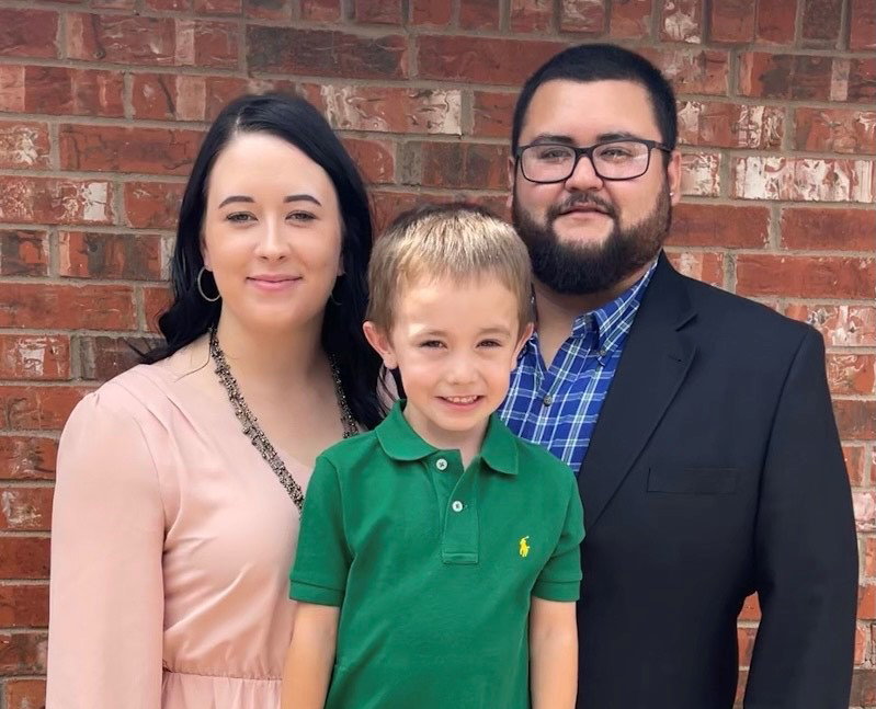 The image to use for this article. Listing image managed through RSS tab. Natalie Gomez , her husband Juan and their son Rylan