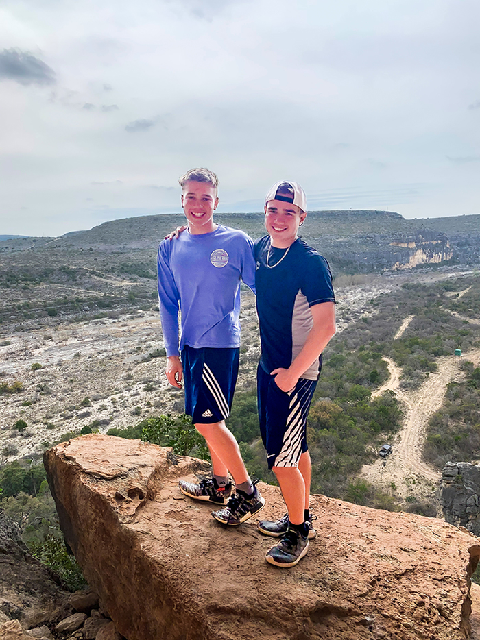 The image to use for this article. Listing image managed through RSS tab. Brothers Enrique “Ricky” Mangan (left) and Michael “Mikey” Mangan” (right) at friend’s ranch on the Devil’s River near Del Rio, TX
