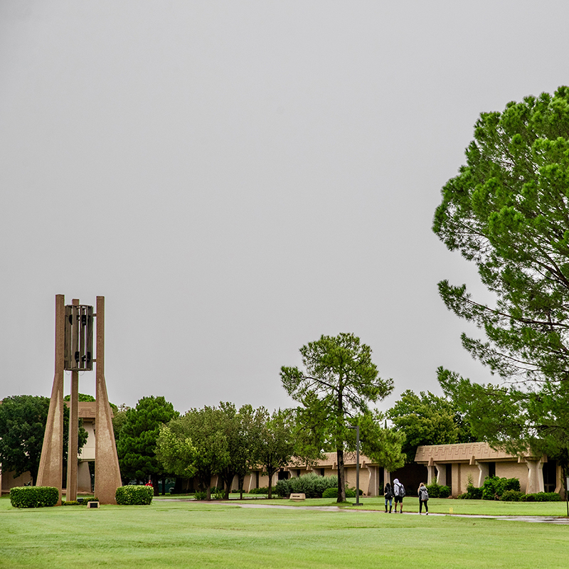 The image to use for this article. Listing image managed through RSS tab. Hodge carillon tower on MC campus