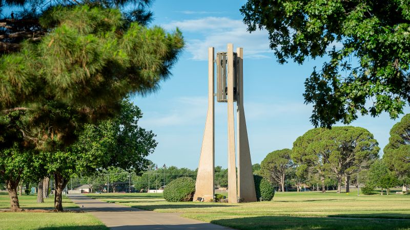 The image to use for this article. Listing image managed through RSS tab. carillon tower stands tall on the midland college campus