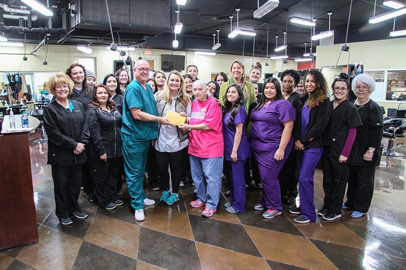 The image to use for this article. Listing image managed through RSS tab. Cosmetology and Massage Therapy students, faculty
