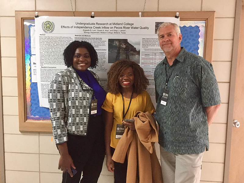 sMidland College undergraduate research students