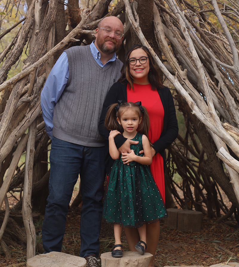 s Zayda, Jeff and Hannah Wakley