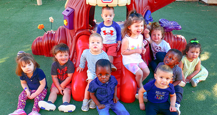 children at MC childcare