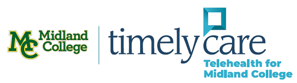 Midland College - TimelyCare logo